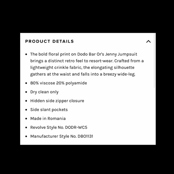 Dodo Bar Or Jenny Floral Jumpsuit. - Picture 7 of 7